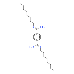 ChemSpider 2D Image | N'~1~,N'~4~-Dioctyl-1,4-benzenedicarboximidamide | C24H42N4