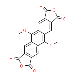 ChemSpider 2D Image | 5,11-Dimethoxy-1H,3H-furo[3',4':6,7]anthra[2,3-c]furan-1,3,7,9-tetrone | C20H10O8