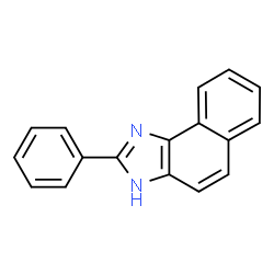 ChemSpider 2D Image | 2-Phenyl-3H-naphtho[1,2-d]imidazole | C17H12N2