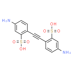 ChemSpider 2D Image | 2,2'-(1,2-Ethynediyl)bis(5-aminobenzenesulfonic acid) | C14H12N2O6S2