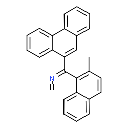 ChemSpider 2D Image | (Z)-1-(2-Methyl-1-naphthyl)-1-(9-phenanthryl)methanimine | C26H19N