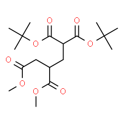 ChemSpider 2D Image | 3,4-Dimethyl 1,1-bis(2-methyl-2-propanyl) 1,1,3,4-butanetetracarboxylate | C18H30O8