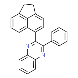 ChemSpider 2D Image | 2-(1,2-Dihydro-5-acenaphthylenyl)-3-phenylquinoxaline | C26H18N2
