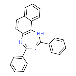 ChemSpider 2D Image | 2,4-Diphenyl-1H-naphtho[1,2-f][1,3,5]triazepine | C24H17N3