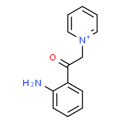 ChemSpider 2D Image | 1-[2-(2-Aminophenyl)-2-oxoethyl]pyridinium | C13H13N2O