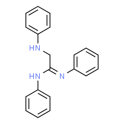 ChemSpider 2D Image | (1E)-2-Anilino-N,N'-diphenylethanimidamide | C20H19N3