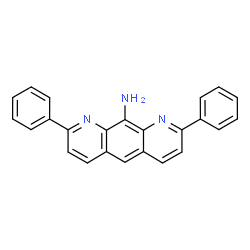 ChemSpider 2D Image | 2,8-Diphenylpyrido[3,2-g]quinolin-10-amine | C24H17N3
