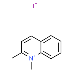 ChemSpider 2D Image | 1,2-Dimethylquinolinium iodide | C11H12IN