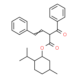 ChemSpider 2D Image | 2-Isopropyl-5-methylcyclohexyl 2-benzoyl-4-phenyl-3-butenoate | C27H32O3
