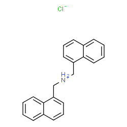 ChemSpider 2D Image | N,N-di(1-naphthylmethyl)amine hydrochloride | C22H20ClN