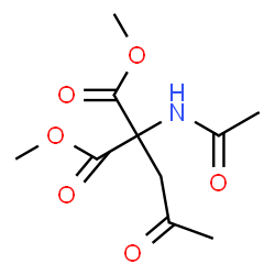 ChemSpider 2D Image | Dimethyl acetamido(2-oxopropyl)malonate | C10H15NO6