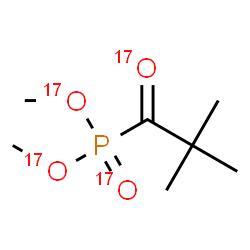 ChemSpider 2D Image | Dimethyl [2,2-dimethyl-1-(~17~O)oxopropyl](~17~O_3_)phosphonate | C7H15O4P