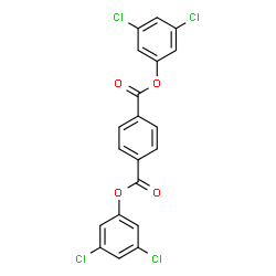 ChemSpider 2D Image | Bis(3,5-dichlorophenyl) terephthalate | C20H10Cl4O4