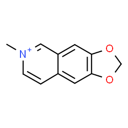 ChemSpider 2D Image | 6-Methyl[1,3]dioxolo[4,5-g]isoquinolin-6-ium | C11H10NO2