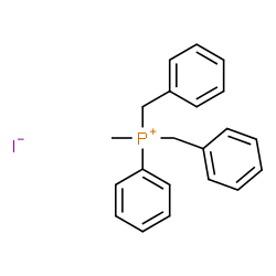 ChemSpider 2D Image | Dibenzyl(methyl)phenylphosphonium iodide | C21H22IP