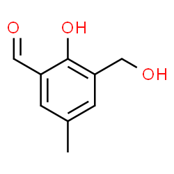 ChemSpider 2D Image | 2-Hydroxy-3-(hydroxymethyl)-5-methylbenzaldehyde | C9H10O3