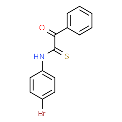 ChemSpider 2D Image | N-(4-Bromophenyl)-2-oxo-2-phenylethanethioamide | C14H10BrNOS