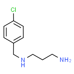 ChemSpider 2D Image | N-(4-Chlorobenzyl)-1,3-propanediamine | C10H15ClN2