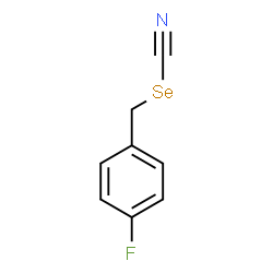 ChemSpider 2D Image | 4-Fluorobenzyl selenocyanate | C8H6FNSe