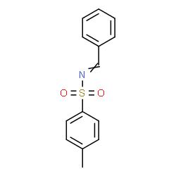 ChemSpider 2D Image | N-Benzylidene-4-methylbenzenesulfonamide | C14H13NO2S