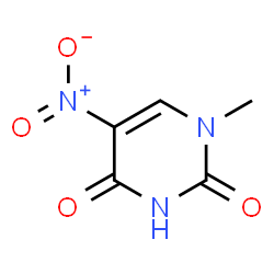 ChemSpider 2D Image | 1-Methyl-5-nitrouracil | C5H5N3O4