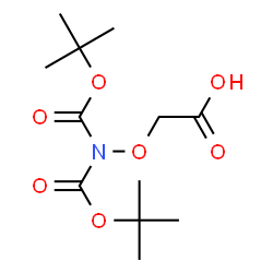 ChemSpider 2D Image | {[BIS(TERT-BUTOXYCARBONYL)AMINO]OXY}ACETIC ACID | C12H21NO7