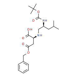 ChemSpider 2D Image | Boc-Leu-psi(CH2NH)-Asp(OBzl)-OH | C22H34N2O6