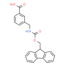 ChemSpider 2D Image | 3-(Fmoc-aminomethyl)benzoic acid | C23H19NO4