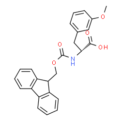 ChemSpider 2D Image | Fmoc-D-3-methoxyphenlyalanine | C25H23NO5