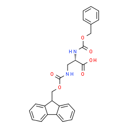 ChemSpider 2D Image | Z-Dap(Fmoc)-OH | C26H24N2O6