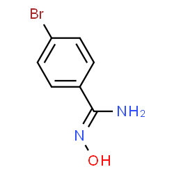 ChemSpider 2D Image | 4-Bromo-N-hydroxybenzenecarboximidamide | C7H7BrN2O