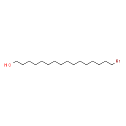 ChemSpider 2D Image | 16-Bromo-1-hexadecanol | C16H33BrO