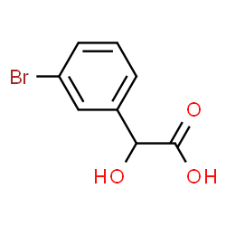 ChemSpider 2D Image | 3-Bromomandelic acid | C8H7BrO3