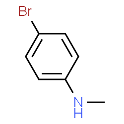 ChemSpider 2D Image | 4-Bromo-N-methylaniline | C7H8BrN