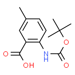 ChemSpider 2D Image | N-Boc-5-methylanthranilic acid | C13H17NO4