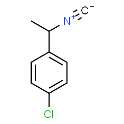 ChemSpider 2D Image | 1-(4-chlorophenyl)ethyl isocyanide | C9H8ClN