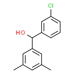 ChemSpider 2D Image | (3-Chlorophenyl)(3,5-dimethylphenyl)methanol | C15H15ClO