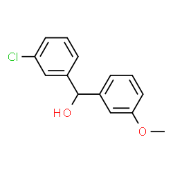 ChemSpider 2D Image | (3-Chlorophenyl)(3-methoxyphenyl)methanol | C14H13ClO2