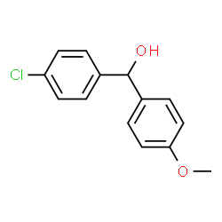ChemSpider 2D Image | (4-Chlorophenyl)(4-methoxyphenyl)methanol | C14H13ClO2