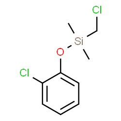 ChemSpider 2D Image | (Chloromethyl)(2-chlorophenoxy)dimethylsilane | C9H12Cl2OSi