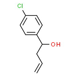 ChemSpider 2D Image | 1-(4-Chlorophenyl)-3-buten-1-ol | C10H11ClO