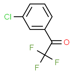 ChemSpider 2D Image | 1-(3-Chlorophenyl)-2,2,2-trifluoroethanone | C8H4ClF3O