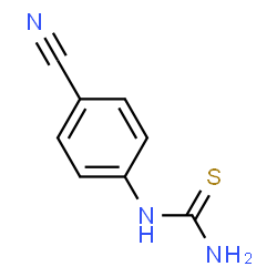 ChemSpider 2D Image | (4-cyanophenyl)thiourea | C8H7N3S