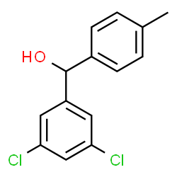 ChemSpider 2D Image | (3,5-Dichlorophenyl)(4-methylphenyl)methanol | C14H12Cl2O