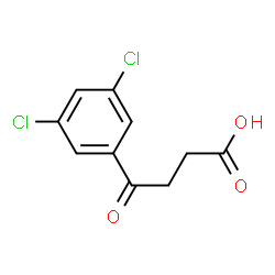 ChemSpider 2D Image | 4-(3,5-Dichlorophenyl)-4-oxobutanoic acid | C10H8Cl2O3