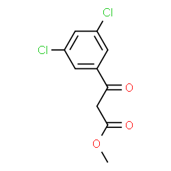 ChemSpider 2D Image | Methyl 3,5-dichloro-Î²-oxobenzenepropanoate | C10H8Cl2O3
