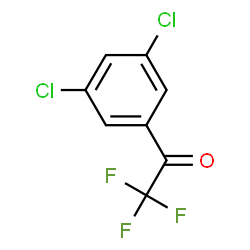 ChemSpider 2D Image | 1-(3,5-Dichlorophenyl)-2,2,2-trifluoroethanone | C8H3Cl2F3O