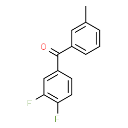 ChemSpider 2D Image | (3,4-Difluorophenyl)(3-methylphenyl)methanone | C14H10F2O