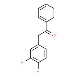ChemSpider 2D Image | 2-(3,4-Difluorophenyl)-1-phenylethanone | C14H10F2O