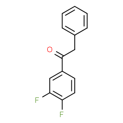 ChemSpider 2D Image | 1-(3,4-Difluorophenyl)-2-phenylethanone | C14H10F2O